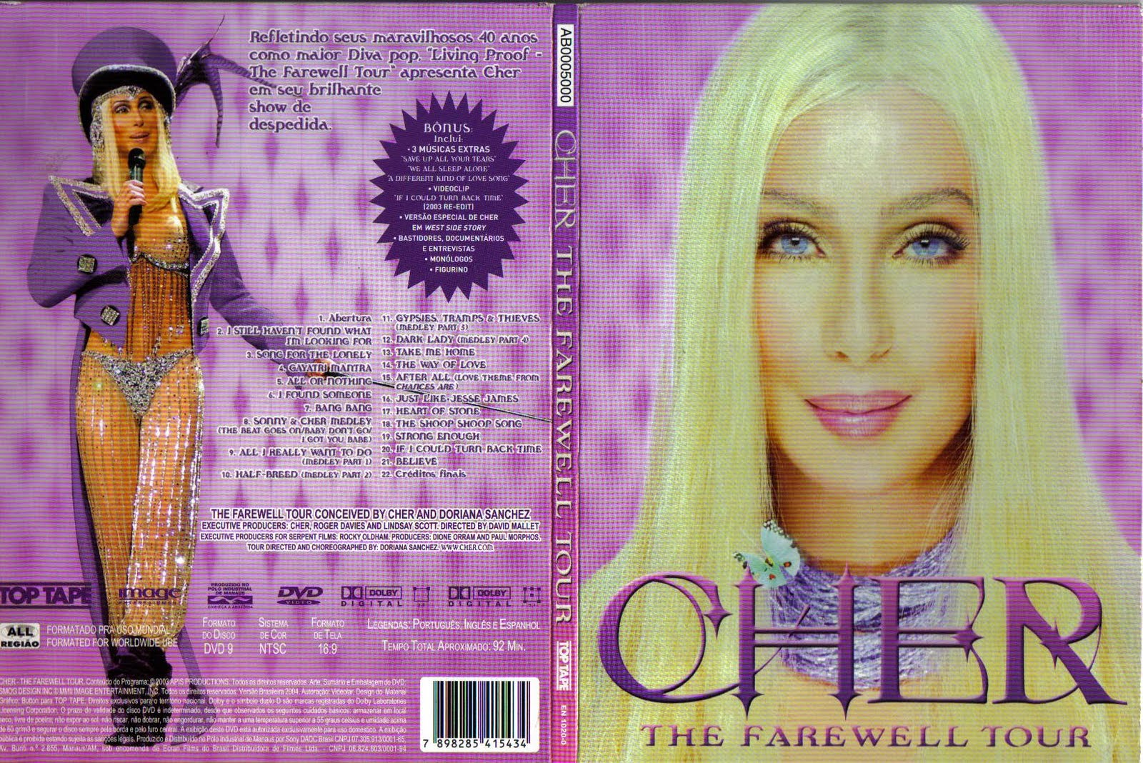 Dvdmania Cher The Farewell Tour